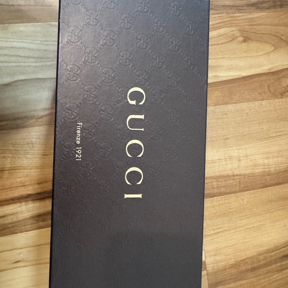 Gucci Brown Dust Bag with Gold Logo